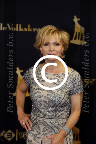 Utrecht 2 oktober 2015
Uitreiking van de gouden kalveren in het beatrix theater. Renee Soutendijk met man Thed Lensen