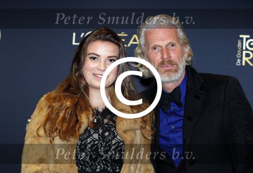 Amsterdam 15 oktober 2015
Uitreiking van de 50e televizierring in carre.  Rob Snoek en dochter