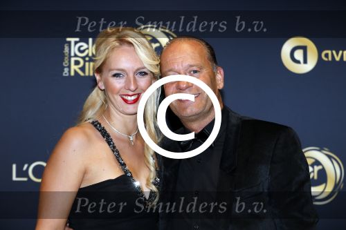 Amsterdam 15 oktober 2015
Uitreiking van de 50e televizierring in carre. Ron Boszhard met vriendin