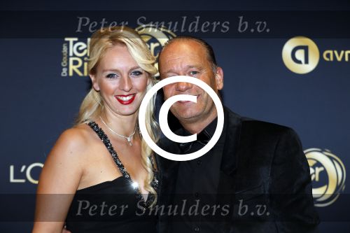 Amsterdam 15 oktober 2015
Uitreiking van de 50e televizierring in carre. Ron Boszhard met vriendin
