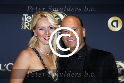 Amsterdam 15 oktober 2015
Uitreiking van de 50e televizierring in carre. Ron Boszhard met vriendin