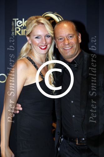 Amsterdam 15 oktober 2015
Uitreiking van de 50e televizierring in carre. Ron Boszhard met vriendin