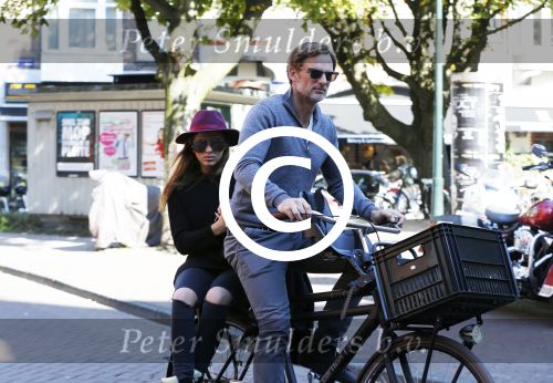 Amsterdam 29 september 2015
Ronald de Boer samen met zijn dochter op de fiets