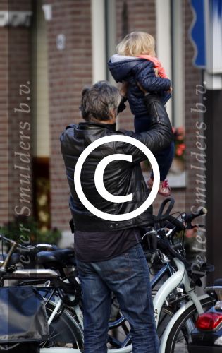 Amsterdam 19 september 2015  
Victor Reinier met zijn dochter op de fiets