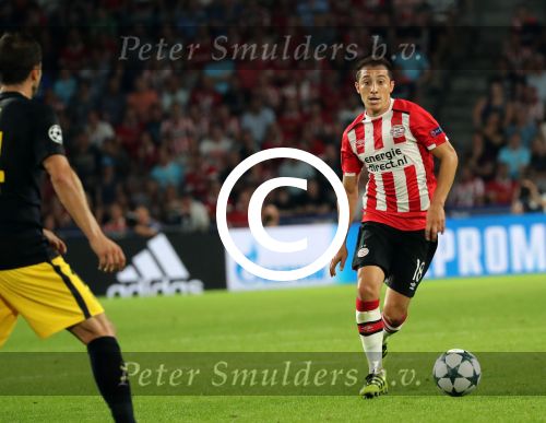 Eindhoven, 13 September 2016
PSV-Atletico Madrid, eindstand 0-1 
Eerste wedstrijd voorronde CL Seizoen 2016-2017
Andres Guardado