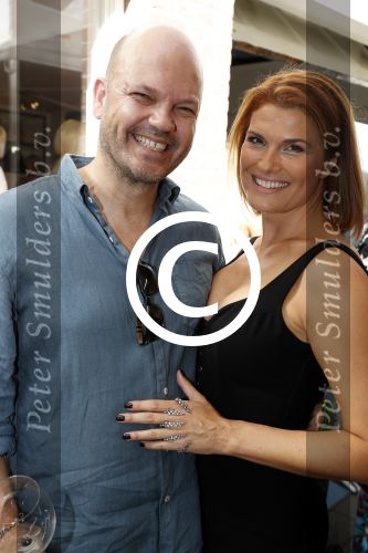 Amsterdam 10 septmber 2016
Opening winkel en modeshow Sheila de Vries. Anouk v Nes met vriend