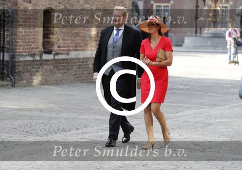 Den Haag 20 september 2016
Prinsjesdag 2016 op het binnenhof en op paleis noordeinde met 
Ard v d Steur en partner