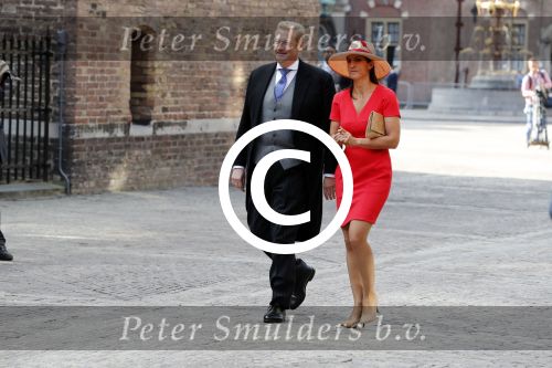 Den Haag 20 september 2016
Prinsjesdag 2016 op het binnenhof en op paleis noordeinde met 
Ard v d Steur en partner