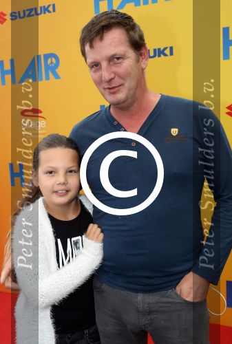Breda, 25 September 2016 Chasse Theater premiere Hair
Beautifull Hop en ex-Paul van Raffaela Paton