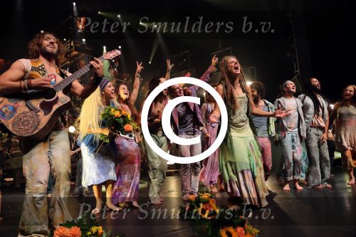 Breda, 25 September 2016 Chasse Theater premiere Hair
Crew Musical Hair