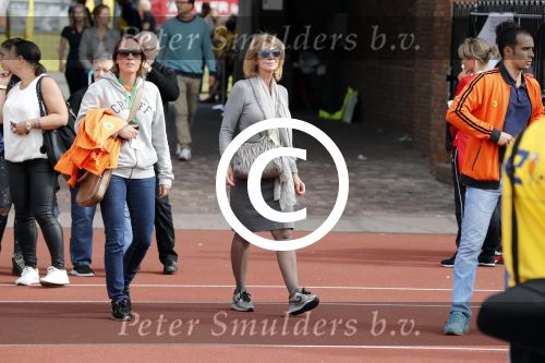 Amsterdam 21 september 2016
Sportdag van de Johan Cruijff foundation in het Olympisch stadion. Danny Cruijff en Estelle Cruijff zijn aanwezig .