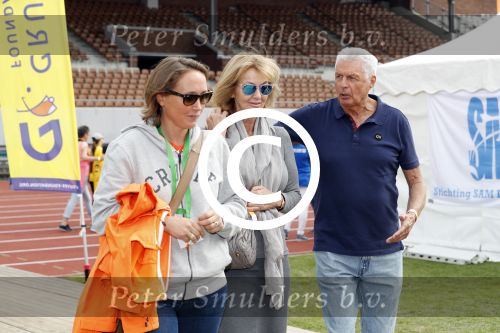 Amsterdam 21 september 2016
Sportdag van de Johan Cruijff foundation in het Olympisch stadion. Danny Cruijff en Estelle Cruijff zijn aanwezig .