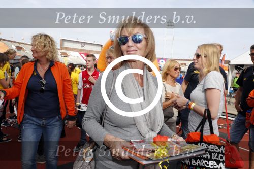 Amsterdam 21 september 2016
Sportdag van de Johan Cruijff foundation in het Olympisch stadion. Danny Cruijff en Estelle Cruijff zijn aanwezig .