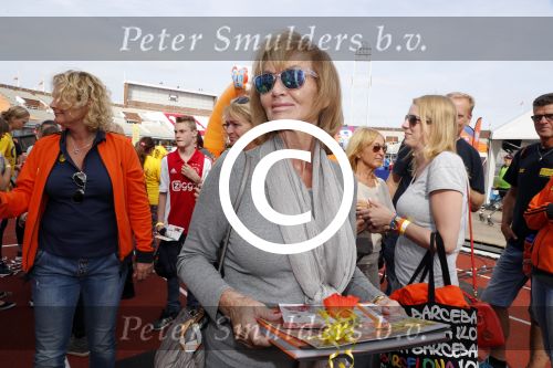 Amsterdam 21 september 2016
Sportdag van de Johan Cruijff foundation in het Olympisch stadion. Danny Cruijff en Estelle Cruijff zijn aanwezig .