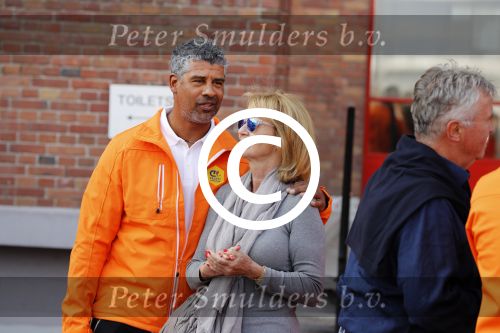 Amsterdam 21 september 2016
Sportdag van de Johan Cruijff foundation in het Olympisch stadion. Danny Cruijff en Estelle Cruijff zijn aanwezig . Frank Rijkaard