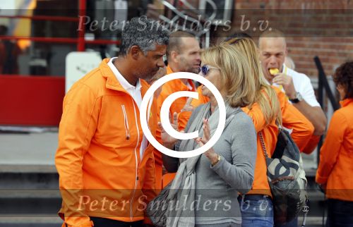 Amsterdam 21 september 2016
Sportdag van de Johan Cruijff foundation in het Olympisch stadion. Danny Cruijff en Estelle Cruijff zijn aanwezig . Frank Rijkaard