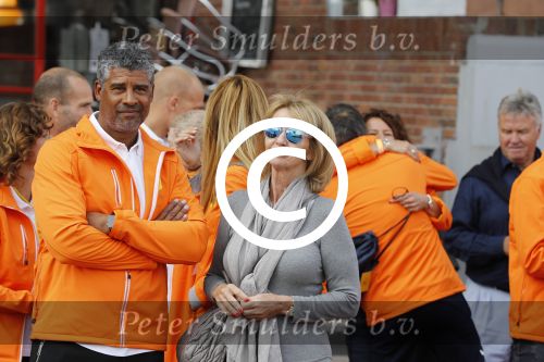 Amsterdam 21 september 2016
Sportdag van de Johan Cruijff foundation in het Olympisch stadion. Danny Cruijff en Estelle Cruijff zijn aanwezig . Frank Rijkaard