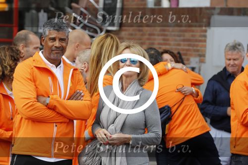 Amsterdam 21 september 2016
Sportdag van de Johan Cruijff foundation in het Olympisch stadion. Danny Cruijff en Estelle Cruijff zijn aanwezig . Frank Rijkaard