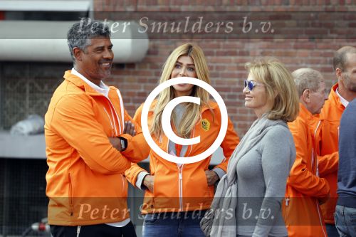 Amsterdam 21 september 2016
Sportdag van de Johan Cruijff foundation in het Olympisch stadion. Danny Cruijff en Estelle Cruijff zijn aanwezig . Frank Rijkaard