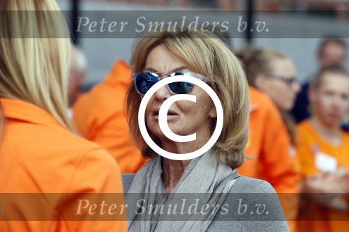 Amsterdam 21 september 2016
Sportdag van de Johan Cruijff foundation in het Olympisch stadion. Danny Cruijff en Estelle Cruijff zijn aanwezig .