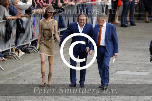 Den Haag 20 september 2016
Prinsjesdag 2016 op het binnenhof en op paleis noordeinde met 
Dion Graus met vrouw en vrouw