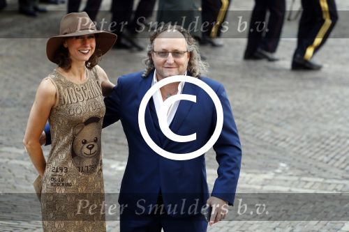 Den Haag 20 september 2016
Prinsjesdag 2016 op het binnenhof en op paleis noordeinde met 
Dion Graus met vrouw en vrouw