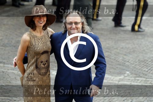 Den Haag 20 september 2016
Prinsjesdag 2016 op het binnenhof en op paleis noordeinde met 
Dion Graus met vrouw en vrouw