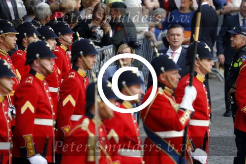 Den Haag 20 september 2016
Prinsjesdag 2016 op het binnenhof en op paleis noordeinde met 
Emiel Roemer  en partner