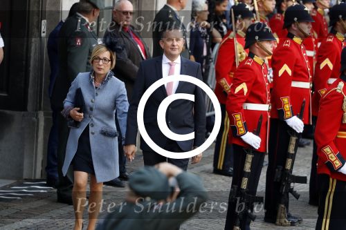 Den Haag 20 september 2016
Prinsjesdag 2016 op het binnenhof en op paleis noordeinde met 
Emiel Roemer  en partner