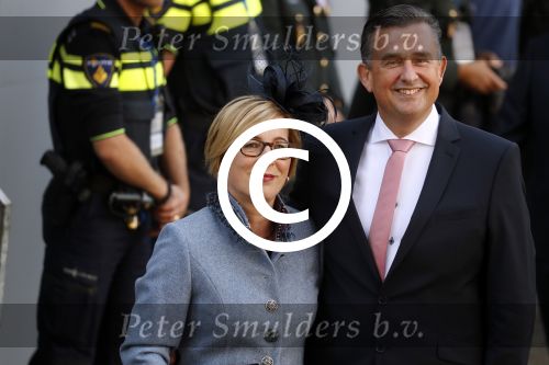 Den Haag 20 september 2016
Prinsjesdag 2016 op het binnenhof en op paleis noordeinde met 
Emiel Roemer  en partner
