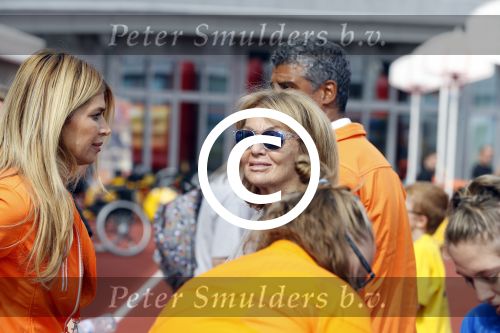 Amsterdam 21 september 2016
Sportdag van de Johan Cruijff foundation in het Olympisch stadion. Danny Cruijff en Estelle Cruijff zijn aanwezig .