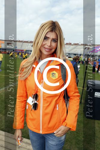 Amsterdam 21 september 2016
Sportdag van de Johan Cruijff foundation in het Olympisch stadion. Danny Cruijff en Estelle Cruijff zijn aanwezig .
