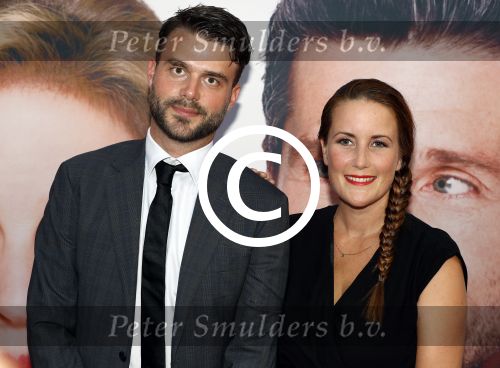 Amsterdam 13 september 2016
Premiere Bridget Jones baby in Tuschinski. Evelien Bosch en partner Mark Gademan