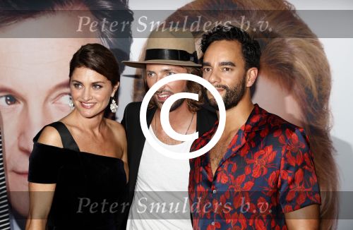 Amsterdam 13 september 2016
Premiere Bridget Jones baby in Tuschinski.  Fockeline Ouwerkerk en Tommy Driessen en Freek Bartels
