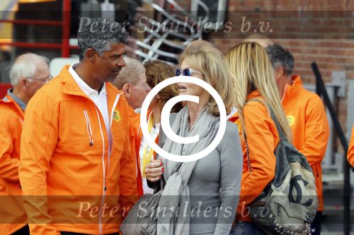 Amsterdam 21 september 2016
Sportdag van de Johan Cruijff foundation in het Olympisch stadion. Danny Cruijff en Estelle Cruijff zijn aanwezig . Frank Rijkaard