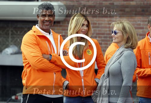 Amsterdam 21 september 2016
Sportdag van de Johan Cruijff foundation in het Olympisch stadion. Danny Cruijff en Estelle Cruijff zijn aanwezig . Frank Rijkaard