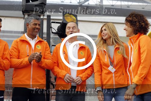 Amsterdam 21 september 2016
Sportdag van de Johan Cruijff foundation in het Olympisch stadion. Danny Cruijff en Estelle Cruijff zijn aanwezig . Frank Rijkaard
