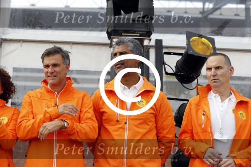 Amsterdam 21 september 2016
Sportdag van de Johan Cruijff foundation in het Olympisch stadion. Danny Cruijff en Estelle Cruijff zijn aanwezig . Frank Rijkaard