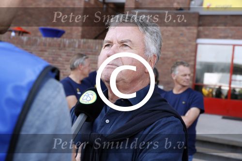 Amsterdam 21 september 2016
Sportdag van de Johan Cruijff foundation in het Olympisch stadion. Danny Cruijff en Estelle Cruijff zijn aanwezig . Guus Hiddink