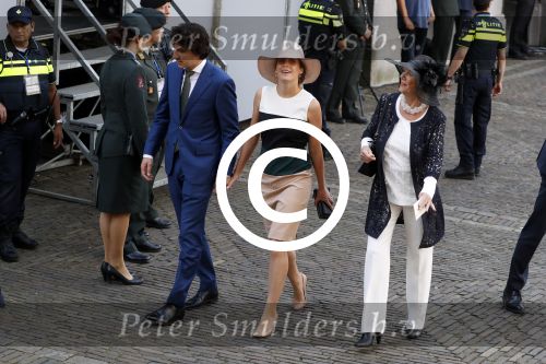 Den Haag 20 september 2016
Prinsjesdag 2016 op het binnenhof en op paleis noordeinde met 
Jesse Klaver met echtgenote
