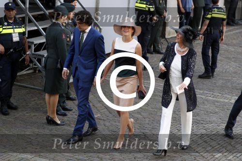 Den Haag 20 september 2016
Prinsjesdag 2016 op het binnenhof en op paleis noordeinde met 
Jesse Klaver met echtgenote