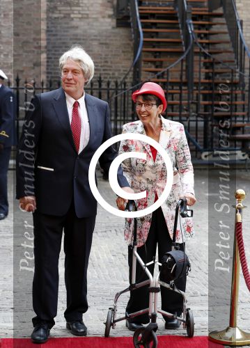 Den Haag 20 september 2016
Prinsjesdag 2016 op het binnenhof en op paleis noordeinde met 
Jetta Klijnsma en haar man op de fiets