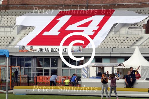 Amsterdam 21 september 2016
Sportdag van de Johan Cruijff foundation in het Olympisch stadion. Danny Cruijff en Estelle Cruijff zijn aanwezig .