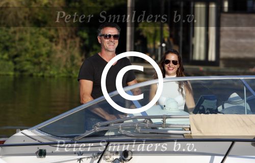 Nigtevecht 12 september 2016
Jurgen Smit aan het varen met zijn dochter Rebelle Smit