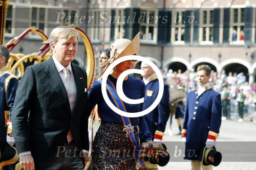 Den Haag 20 september 2016
Prinsjesdag 2016 op het binnenhof en op paleis noordeinde met Koning Willem Alexander Koningin Maxima