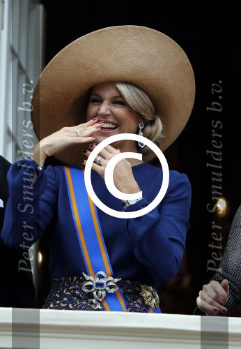 Den Haag 20 september 2016
Prinsjesdag 2016 op het binnenhof en op paleis noordeinde.
Balkonscene Koning Willem Alexander Koningin Maxima prins Constantijn en Prinses Laurentien