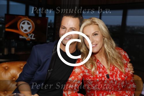 Amsterdam 2 oktober 2016
Patricia Paay en haar vriend  Robbert Hinfelaar bij de opnames van het sbs 6 programma Show XL gepresenteerd door Fred v Leer en Lucille Werner. Tim Douwsma en Nicolette v Dam zitten er ook.