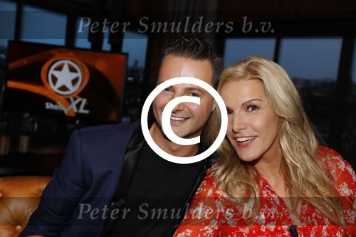 Amsterdam 2 oktober 2016
Patricia Paay en haar vriend  Robbert Hinfelaar bij de opnames van het sbs 6 programma Show XL gepresenteerd door Fred v Leer en Lucille Werner. Tim Douwsma en Nicolette v Dam zitten er ook.