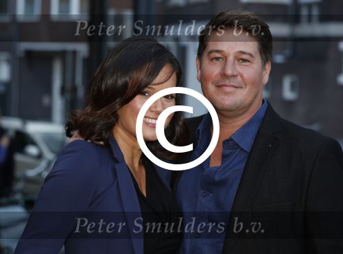 Zaandam 1 oktober 2016
Premiere Peter Pan in schouwburg  Zaandam.
Martijn Krabbe met zijn kinderen Achilles Michelle Jasmijn zijn vriendin Noi Pakon met haar zoontje.