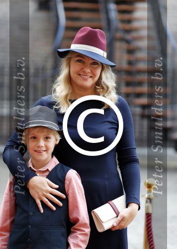 Den Haag 20 september 2016
Prinsjesdag 2016 op het binnenhof en op paleis noordeinde met 
Melanie Schulz en zoontje
